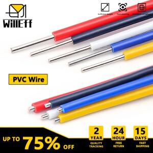 단심 구리 케이블 PVC 절연 솔리드 하드 LED 전원 자동차 연장 전선 14 16 18 20 22 24 26 awg