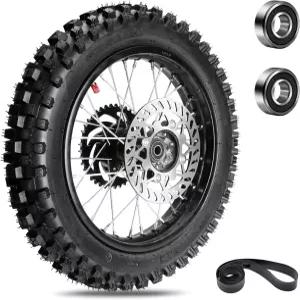 EOPOAYI 14인치 휠 림 90/100-14 3.00-14 리어 타이어 어셈블리 호환 125cc 아폴로 TTR125 SSR KLX125 RM80