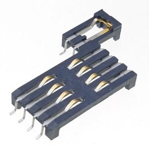 IC 카드 슬롯 스마트 커넥터, 왼쪽 이어 칩 미니 8 핀, H3.5mm, 8P + 2P, 10 개