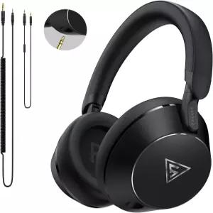 음악 녹음 및 믹싱을 위한 50mm 드라이버 스테레오 헤드셋과 일렉트릭 기타 키보드 피아노 노트북용 듀얼