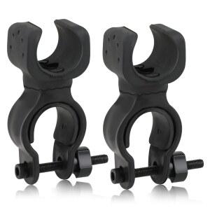 피리우오 2개 보행용 지팡이 홀더, 유니버설 홀더 롤레이터 액세서리, 강력한 목발 스틱 브래킷 액세서리 휠체어 모빌리티 스쿠터