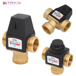 DN2025 황동 3방향 온도 조절 혼합 밸브 - 태양열 온수기 도구 액세서리용 암나사수나사