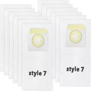 12 팩 교체 진공 가방 스타일 7 종이 장착 파워포스 업라이트 3537 35221 35223 35224 35225 35226 3522R