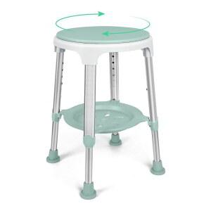 내부 샤워를 위한 샤워 의자, FSA/HSA 적격 회전 의자 350파운드, 조절 가능한 욕조 및 노인, 목욕 장애 장애인을 수납 트레이가 있는 욕실