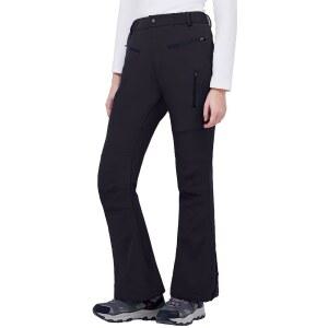 WULFUL 여성 스노우 스키 팬츠 방수 단열 플리스 안감 겨울 소프트쉘 하이킹 바지