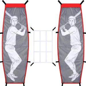 타격 및 정확도 향상을 위한 VAIPI 야구 소프트볼 피칭 타겟 더미 타자 스트라이크 존 네트 배팅 케이지