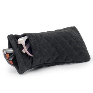 여성용 페이스 섀도우 더블 글래스 케이스 부드러운 안경 남성용 스퀴즈 탑 선글라스 청소용