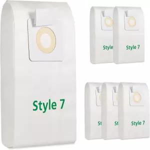 비셀 업라이트 진공청소기와 호환되는 6팩 스타일 7 진공백 파워포스 1739 3522 3525 71Y7 파워글라이드