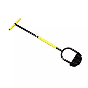 수동 반달 잔디깎이 잔디 엣지커터 톱니 트리머 보도 다듬기 핸들