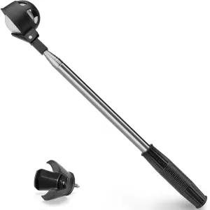 팸지 휴대용 접이식 스테인리스 스틸 골프공 리트리버 텔레스코픽 픽업 스쿱 세이버 자동 잠금 축 도구