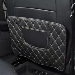 자동차시트 뒷자석매트 차량용 하단 시트보호 킥매트 블랙아이보리