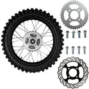 18인치 뒷바퀴 림 타이어 어셈블리 더트 트레일 바이크 아폴로 250cc DB-36 110/90-18 브레이크 로터 및