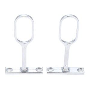 DRELD 2PCS 스테인레스 스틸 막대 튜브 직경 HANGE 좌석 행거 파이프 지원 레일 브래킷 플랜지 16MM 옷장