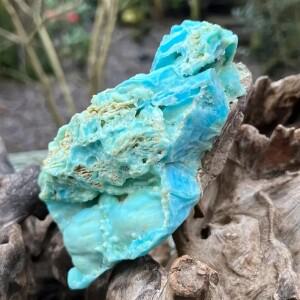 1pc 희귀 블루 아라고나이트 원석 표본 - 천연 스미스톤 크리스탈 쿼츠 보헤미안 스타일 홈 & 오피스 데스