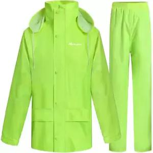 남성용 레인 수트 여성용 방수 작업 경량 레인웨어 레인코트 레인기어