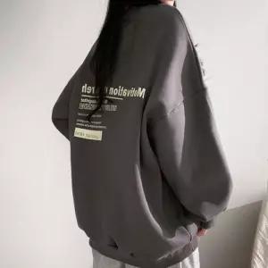 [옷자락]여자 데일리룩 캐주얼 편안한 오버핏 기모 감성 맨투맨