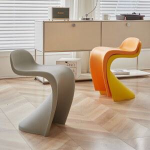 쌓을 있는 두꺼운 플라스틱 심플한 식당 모던하고 의자