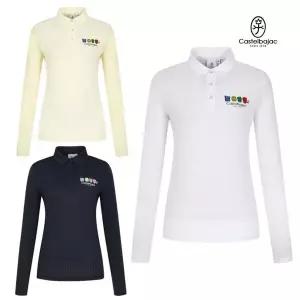까스텔바작 골프 여성 여름 냉감 베이직 긴팔 폴로 티셔츠 BG-EMTL706