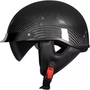 크라운 레이싱 카본 파이버 DOT 오토바이 헬멧 여름 하드햇 레트로 하프