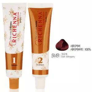 헤나추출물 부드러운향 헤어 염색약 5mb 적갈색