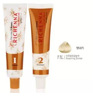 헤나추출물 부드러운향 헤어 염색약 11l 아주밝은금발