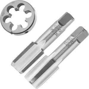 아세틸 M22X1 핸드 탭 및 다이 세트 M22X1mm 메트릭 스레드 라운드 오른손