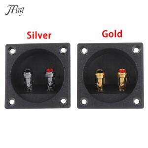 라운드 컵 서브우퍼 플러그 자동차 스테레오 스피커 박스 터미널 커넥터, 50mm, 1 개