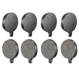 4쌍 디스크 브레이크 패드, 패드 로터, 전기 스쿠터 10인치 스쿠터용 세미 메탈 교체