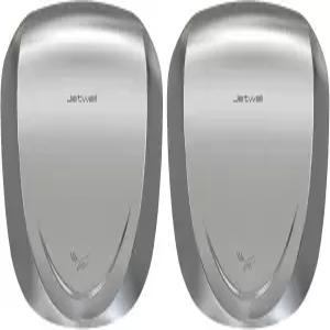 제트웰 2팩 UL 승인 전력 상업용 핸드 드라이어 HEPA 필터 고속 자동 온풍 스테인리스 스틸 커버