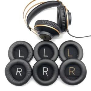 AKG K52 K72 K92 K240 242 헤드폰 소프트 폼 이어 패드 고 커버 쿠션 용 교체