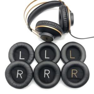 AKG K52 K72 K92 K240 242 헤드폰 소프트 폼 이어 패드 용 교체 쿠션 고 6.17
