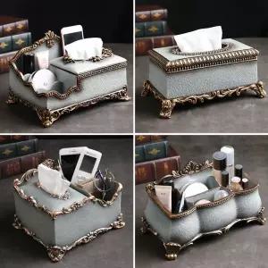 각티슈 상자 화장지 티슈케이스 북유럽 엔틱 보관함 휴지케이스 케이스 티슈 커버 A 타입