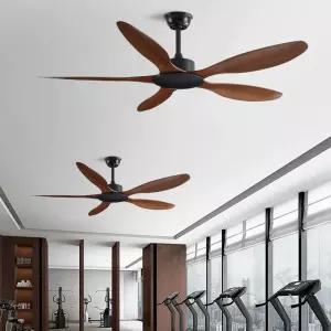 우드 실링팬 원격제어 천장 선풍기 인버터 저소음 인테리어 팬