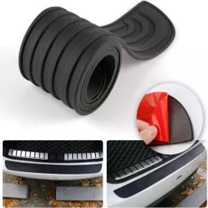 싱가로 자동차 리어 범퍼 프로텍터 33.07인치 x 2.75인치 자동차/SUV 유니버설 고무 스크래치 방지 트렁크