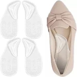 발바닥 근막염 를 위한 닥터풋 아치 지지 신발 삽입물 아파트용 자가 접착 패드 뒤꿈치 쿠션 남녀용 젤