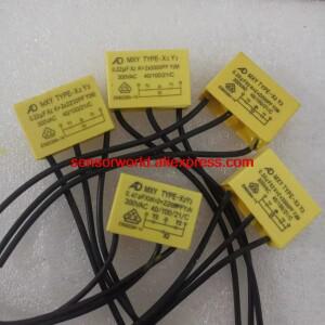 XAD MXY TYPE-X2Y2 0.22UF X2K + 2 2200PF Y2M X2Y2 0.33UF 300V  3300PF 3 소프트 리드 안전 커패시터
