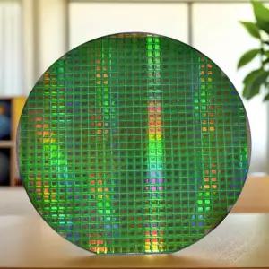 8인치 그린 실리콘 웨이퍼 집적 회로 IC 칩 전시 및 교육용 부품 803 반도체