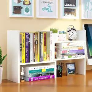 데스크톱 선반 정리함 조절 가능한 목재 사무실 수납 가정/사무실/학교용 카운터 디스플레이 작은 책장