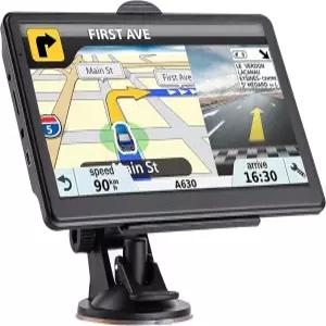 자동차용 GPS 내비게이터 최신 2026 지도 7인치 터치스크린 256-16GB 음성 회전 방향 안내 지원 속도 및