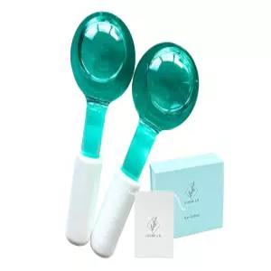 얼굴용 스 글로브 - 목 눈용 크라이오 2팩 다크서클 주름 콜라겐 생성을 위한 스킨 케어 도구 데일리 뷰티