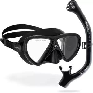 크레시 성인 스노클링 키트 마스크 드라이 스노클 - 수중 세계 발견을 위한 고품질 장비 오션 콤보