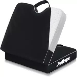 렐리스포 3-in-1 스타디움 시트 쿠션 프리미엄 메모리 폼 및 고밀도 블리처 미끄럼 방지 휴대용 스포츠