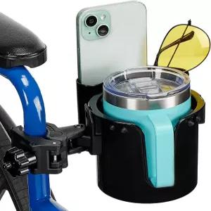 조이투투스 휠체어 컵 홀더 2-in-1 워커 4.72인치 소형 보관함 손잡이가 달린 병용 음료 적합 롤레이터