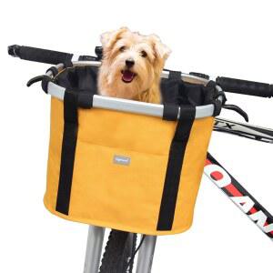 RAYMACE 자전거 바구니 강아지 핸들바 전면 접이식 탈착식 릴리스 쉬운 설치 가방
