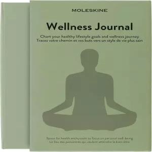 몰스킨 패션 저널 웰니스 하드 커버 라지(5인치 x 8.25인치) 윌로우 그린 400페이지