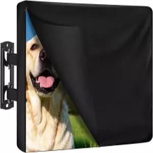 22-24인치 TV용 REDRICH 600D 헤비 듀티 야외 커버 외부용 지퍼가 달린 업그레이드된 방수 및 방진 화면