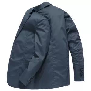 EAMT 남성 정장 재킷 봄가을 얇은 싱글 양복 코트 슬림핏 투버튼 YJ3