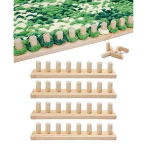 DIY 담요를 위한 Zlshmoe 64인치 청키 담요 베틀, 청소년 및 조절 가능한 손 직조 프레임, 바늘 필요 없음, 뜨개질 실 프로젝트를 초보자 친화적인 공예 도구