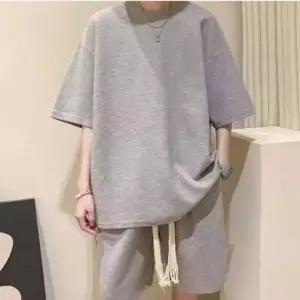 [골드스마일]남성 여름 트레이닝 오버핏 캐주얼 반팔 반바지 셋업