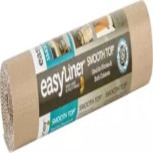 덕 브랜드 1211084 접착식 매끄러운 상단 이지 그립 선반 라이너 12인치 x 10피트 타우페